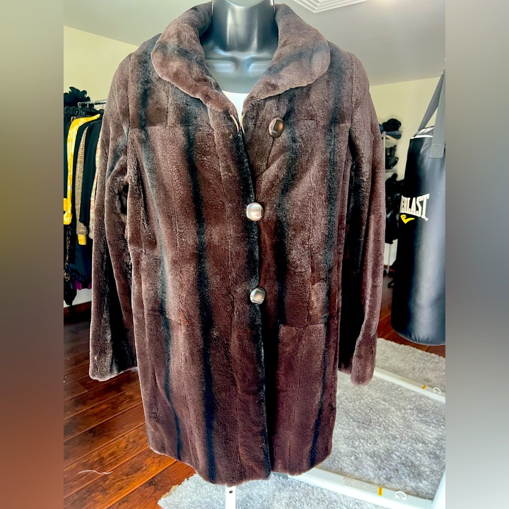Sheared Mink Reversable Coat